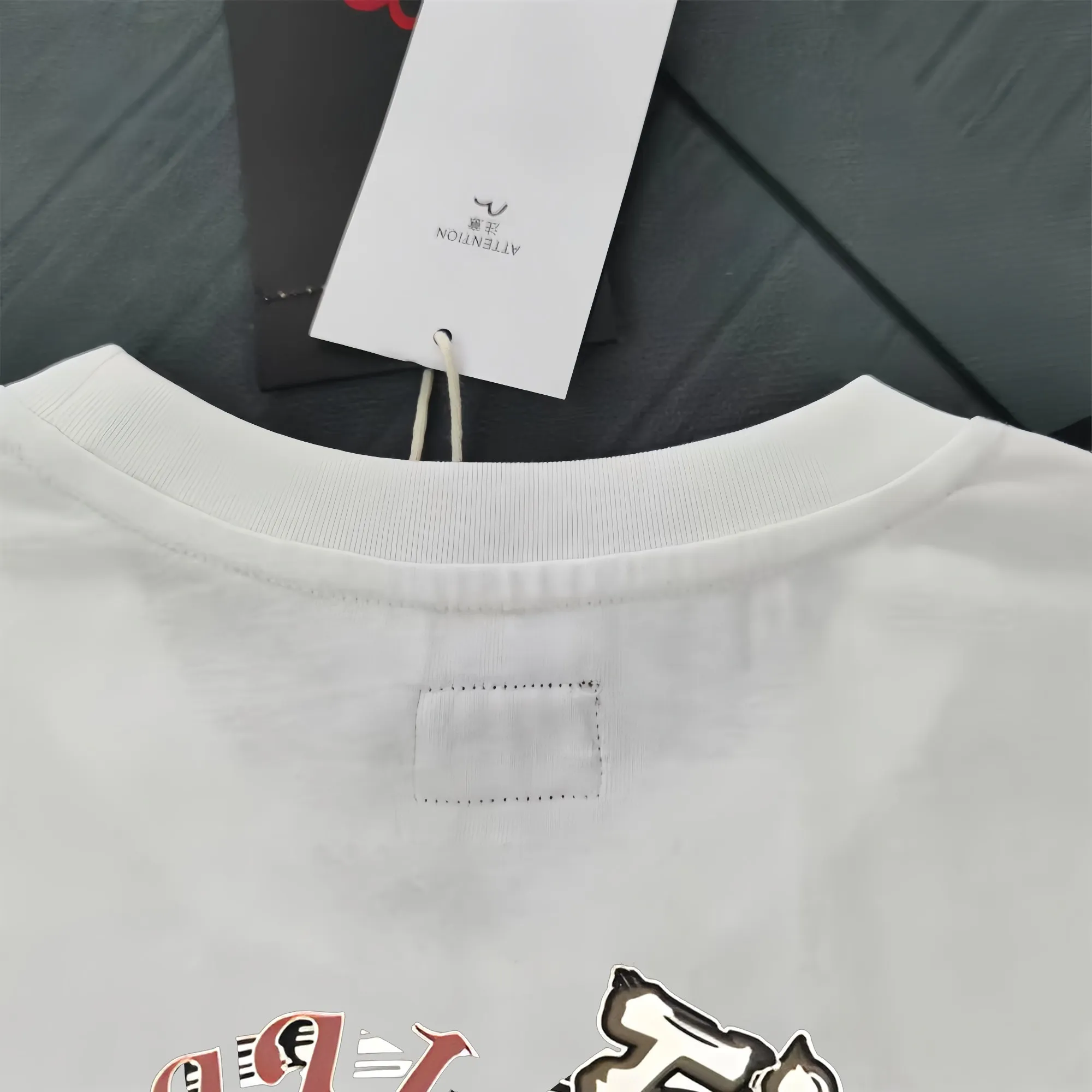 Evisu 2025New Arrival T ⚠ Quality⚠ Same Style T 。 ，Black S-XXL，White S-XXL，Gray M-XXL，Red S-XXL， Red M-XXL